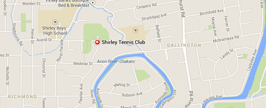 Shirley Tennis Club Location